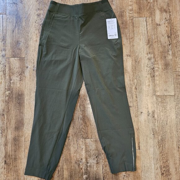 ATHLETA Brooklyn Heights Jogger in Aspen Olive, Size 4, NWT - Picture 2 of 8